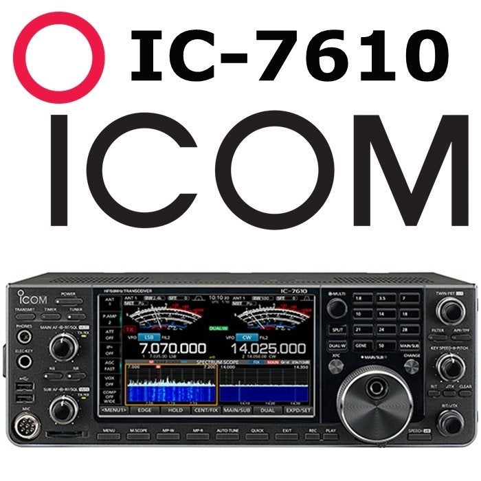 ICOM IC-7610  HF set [ RUIL OF INRUIL KAN ], Ophalen, Zo goed als nieuw, Zender en Ontvanger