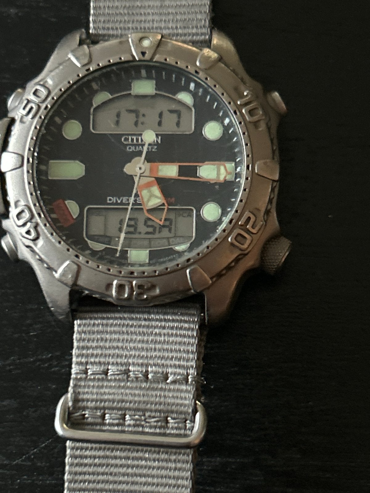 Citizen promaster Aqualand Duiker Horloge - Titanium, Sieraden, Tassen en Uiterlijk, Overige materialen, Gebruikt, Verzenden, Polshorloge