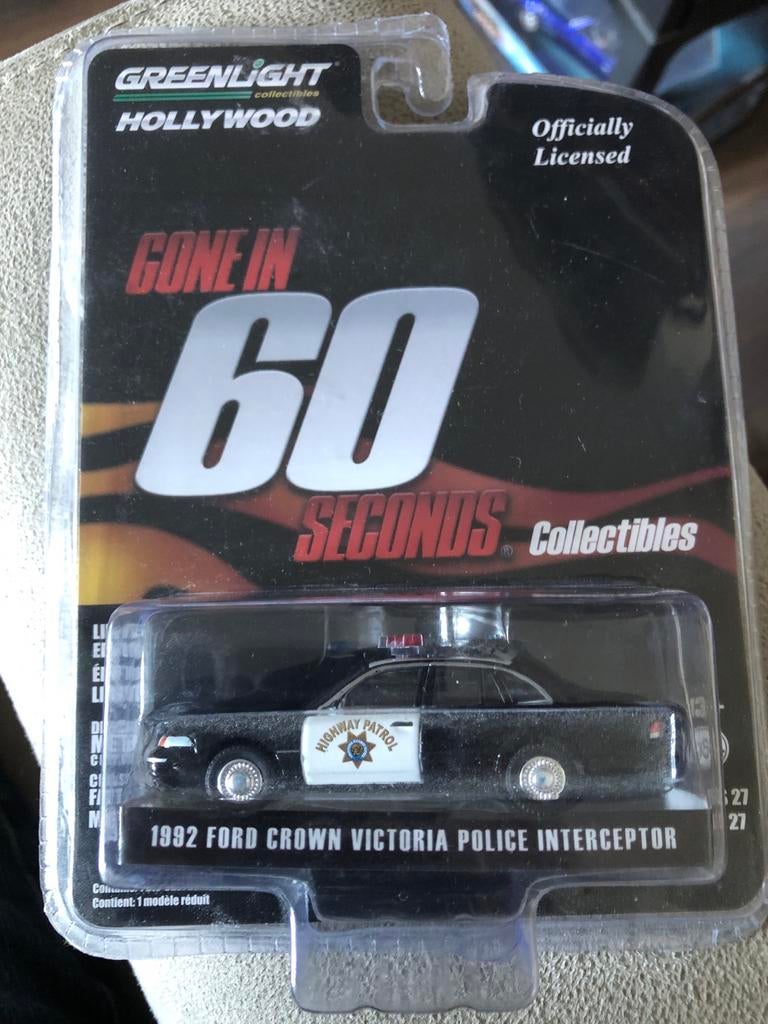GreenLight Hollywood 1992 Ford Crown Victoria Police Interce, Hobby en Vrije tijd, Modelauto's | 1:43, Ophalen, Nieuw, Auto, Overige merken