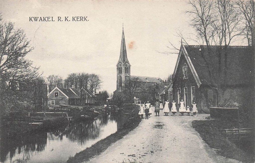 702-250-035 Kwakel R K Kerk, Verzenden, Voor 1920, Noord-Holland