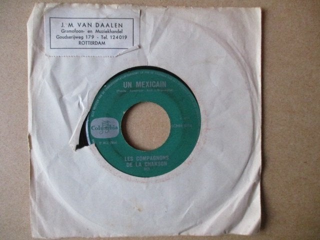 s3211 les compagnons de la chanson - un mexicain, Ophalen, Gebruikt, Overige genres, 7 inch