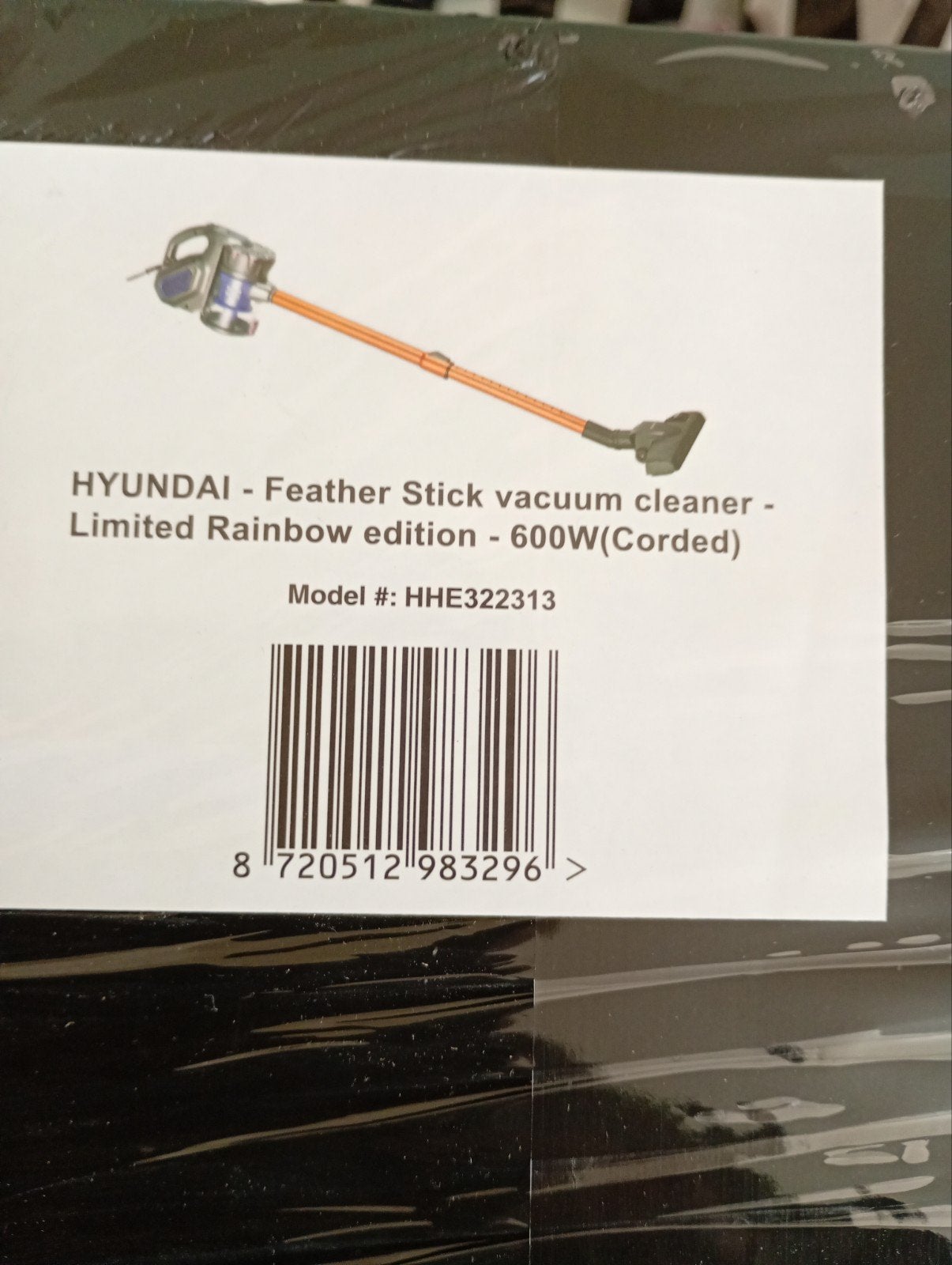 Hyundai Feather Stick stofzuiger - Limited Rainbow Edition, Witgoed en Apparatuur, Inclusief accessoires, Nieuw, Ophalen of Verzenden