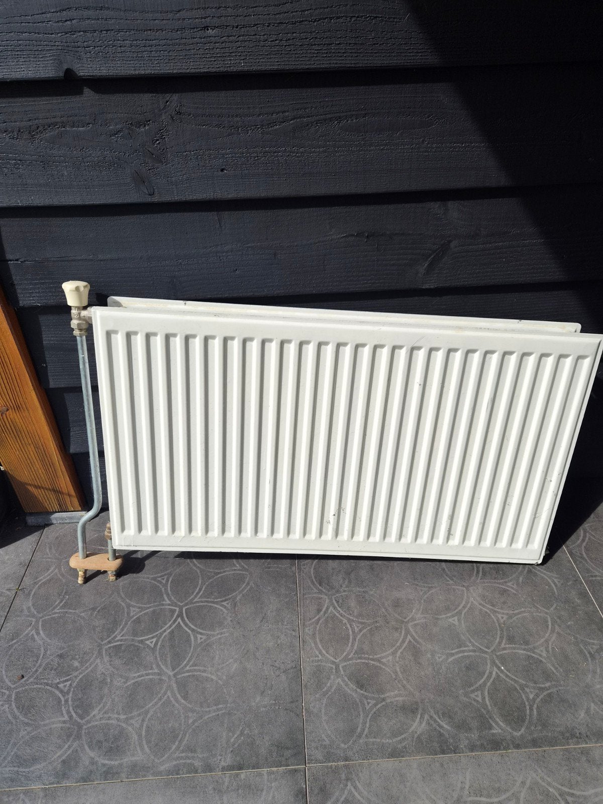 Dubbel paneel radiator - 90x50 cm, Doe-het-zelf en Verbouw, Ophalen, 30 tot 80 cm, Radiator, Zo goed als nieuw