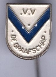V.V. de Graafschap zilverkleurig voetbal speldje ( Z_161), Verzamelen, Speldjes, Pins en Buttons, Ophalen of Verzenden, Zo goed als nieuw