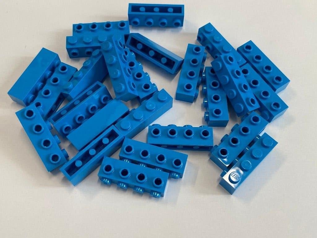Partij 25x 1x4 Lego stenen met zij nopje in diverse kleuren, Overige thema's, Lego, Nieuw, Ophalen of Verzenden