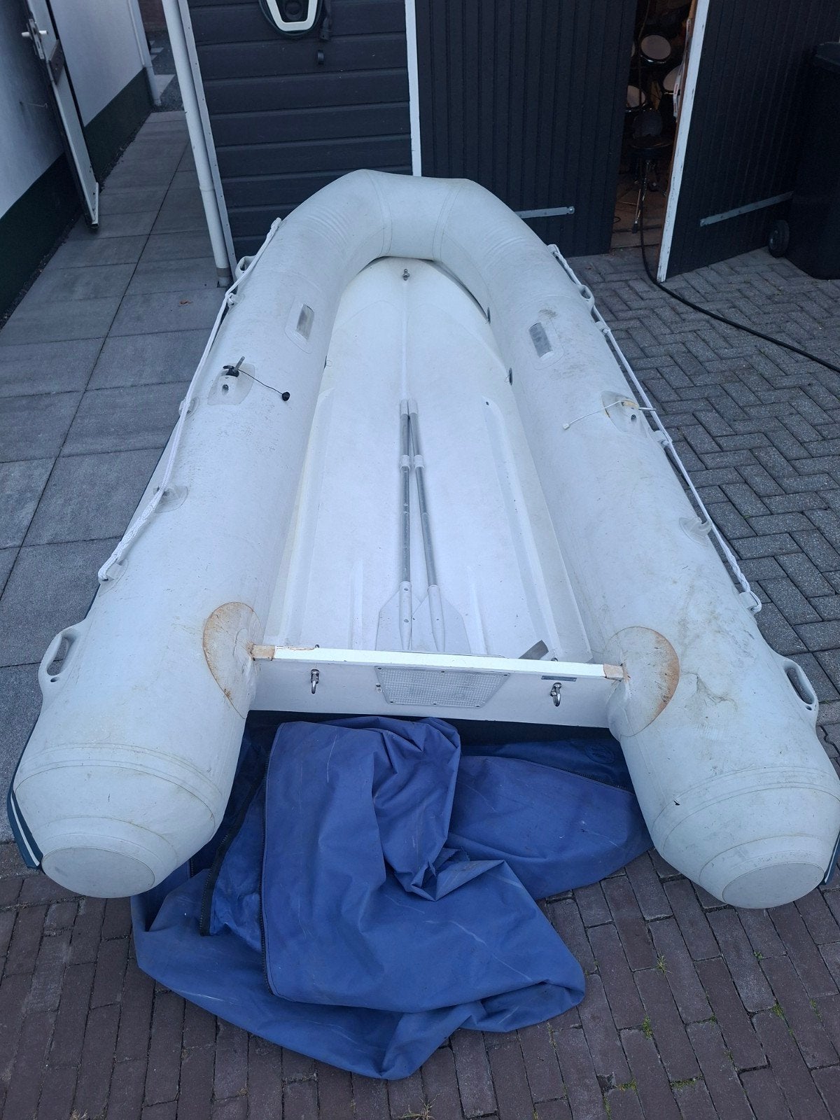 Plastimo PRI340V RIB rubberboot met Yamaha buitenboordmotor, Gebruikt, Inclusief motor, Ophalen, Polyester/glasvezel