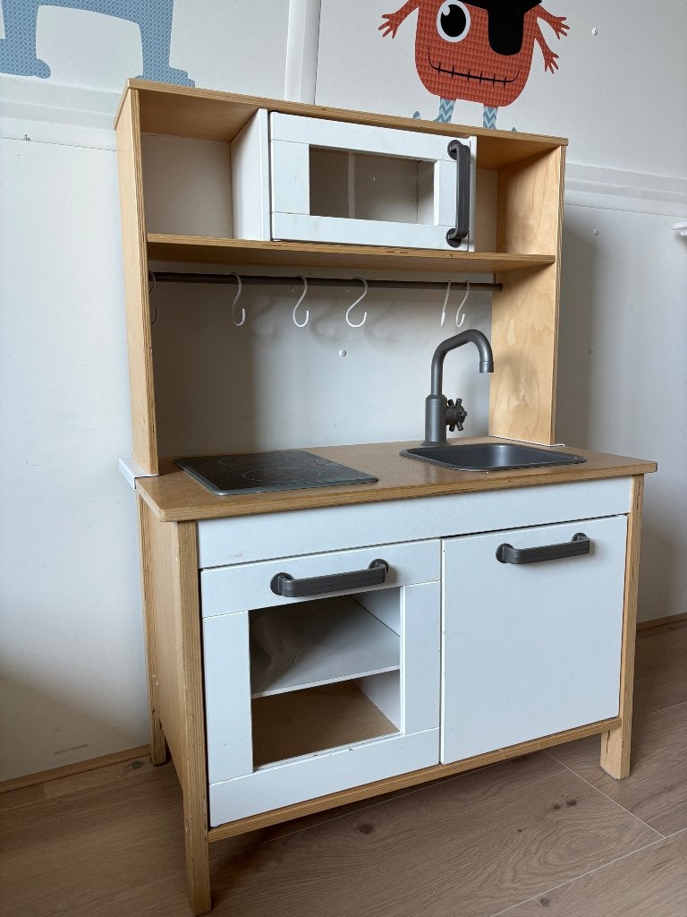 IKEA keukentje met veel accessoires, Ophalen, Gebruikt, Hout, Speelkeuken