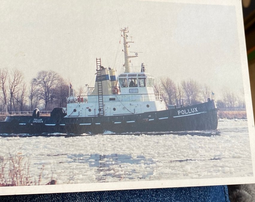 POLLUX, IJmuiden, Ophalen of Verzenden, Nieuw, Motorboot, Kaart, Foto of Prent