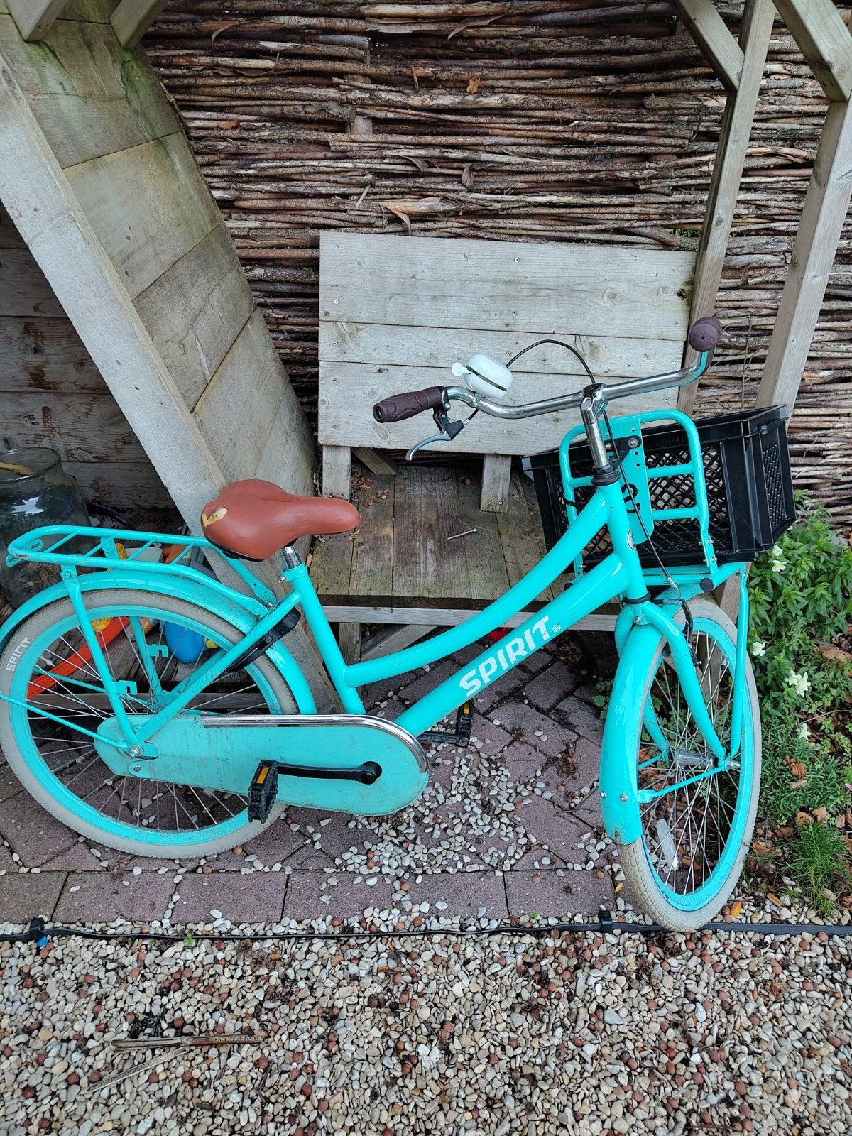 Spirit fiets met mandje - meiden fiets, Velgrem, Versnellingen, Zo goed als nieuw, Ophalen