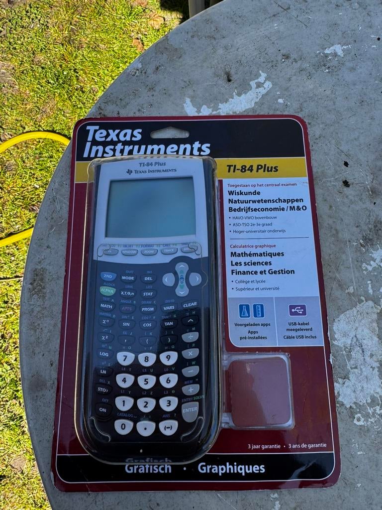 Rekenmachine TI 84 plus, Ophalen of Verzenden, Zo goed als nieuw