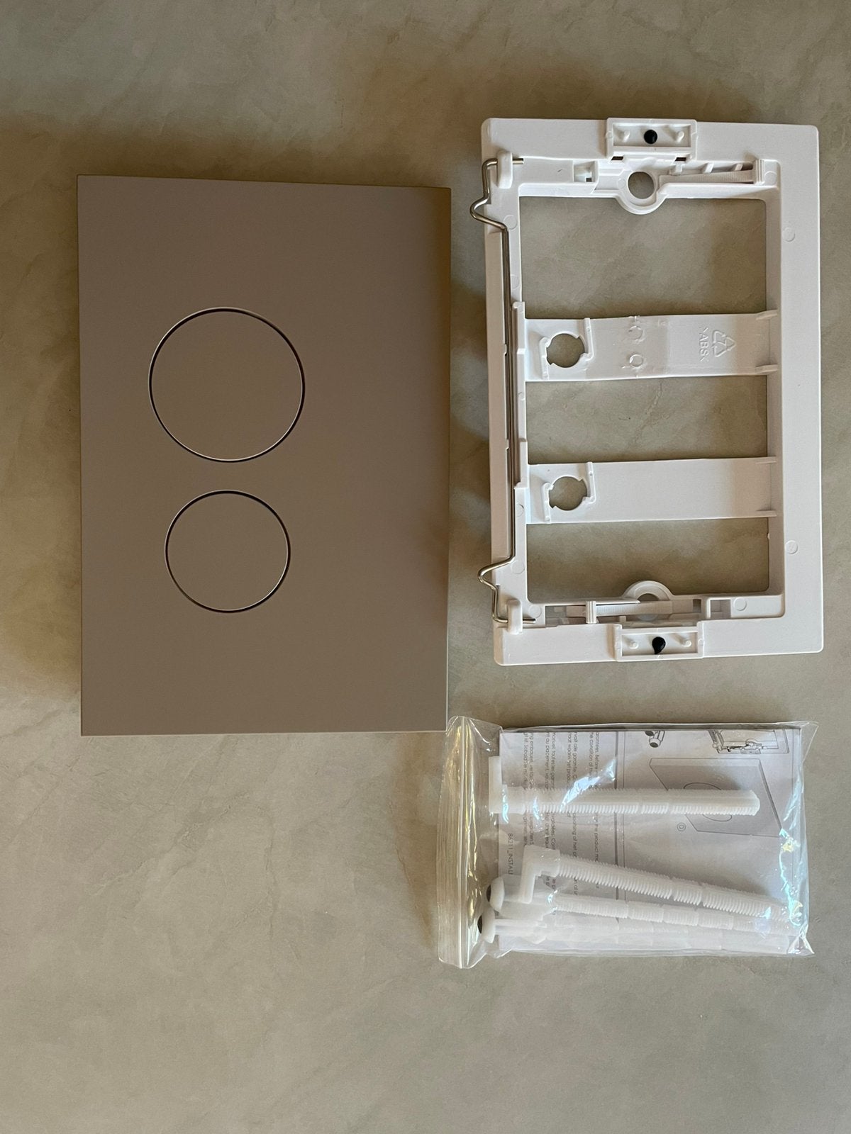 Duwplaat/ drukplaat wc NIEUW, Doe-het-zelf en Verbouw, Sanitair, Ophalen of Verzenden, Nieuw, Toilet