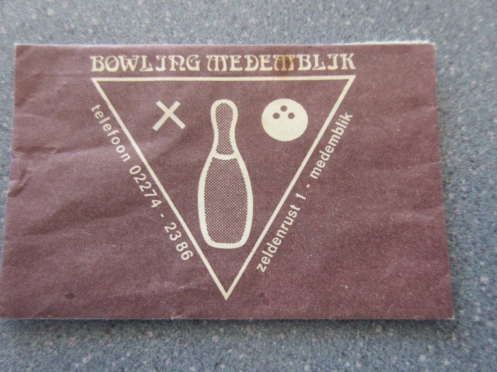 Medemblik, Bowling, Verzenden, Nederland