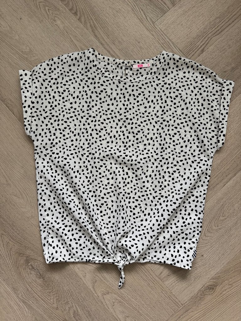 WE blouse, maat 170/176 zwart,wit, Meisje, Overhemd of Blouse, Ophalen of Verzenden, Zo goed als nieuw