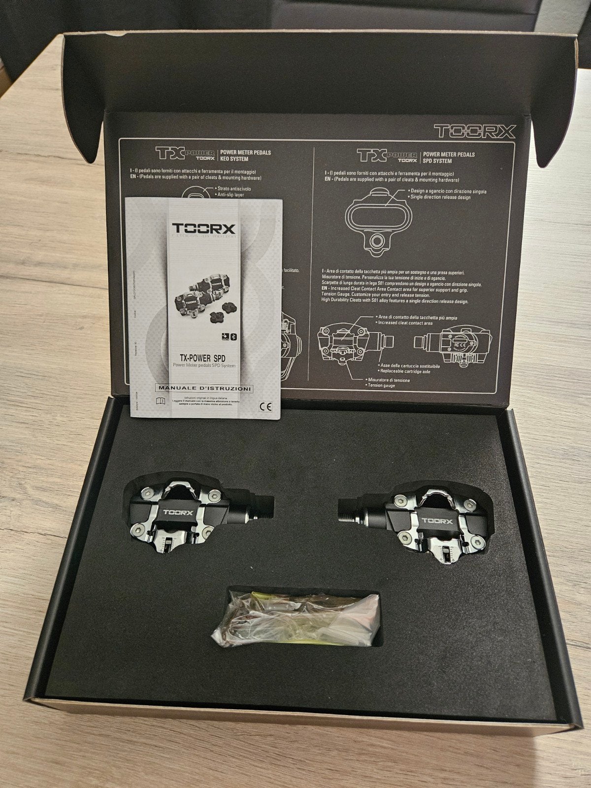 Toorx TX-Power SPD Powermeter fietspedalen (Nieuw), Crankstel of Pedalen, Nieuw, Ophalen of Verzenden, Toorx