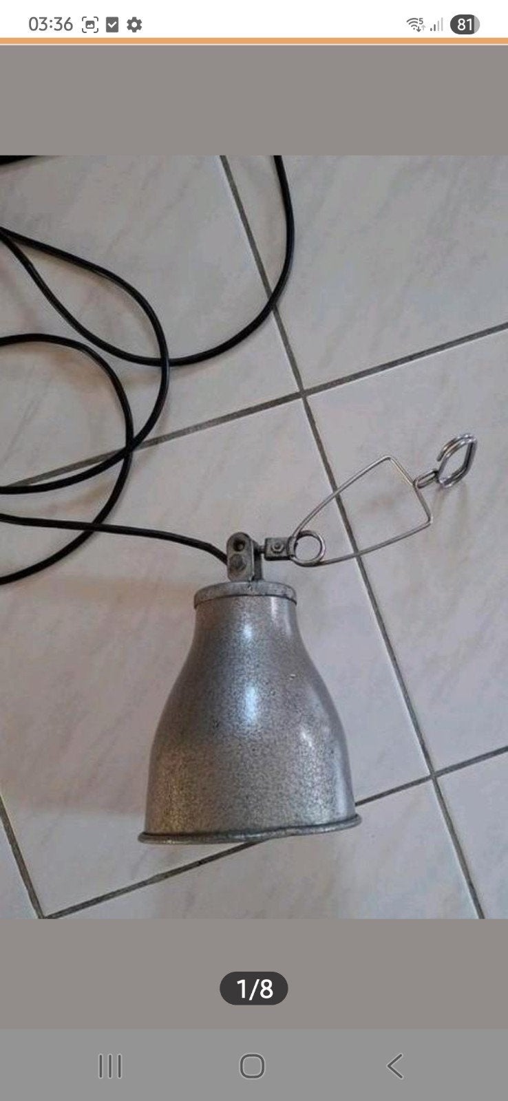Industriële werklamp, Ophalen of Verzenden