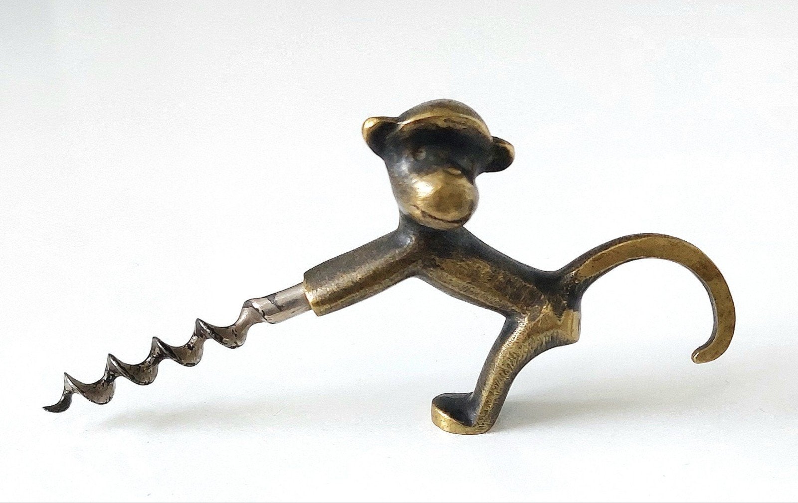 Vintage Baller Austria Weens Brons Bronzen Kurkentrekker, Antiek en Kunst, Ophalen of Verzenden, Metaal, Gemerkt