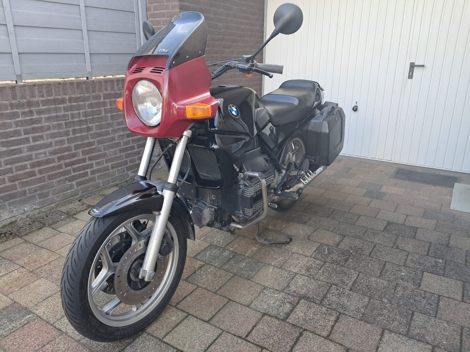 BMW K75 met veel toebehoren, 750 cc, Motorrijbewijs A, 3 cilinders, Particulier
