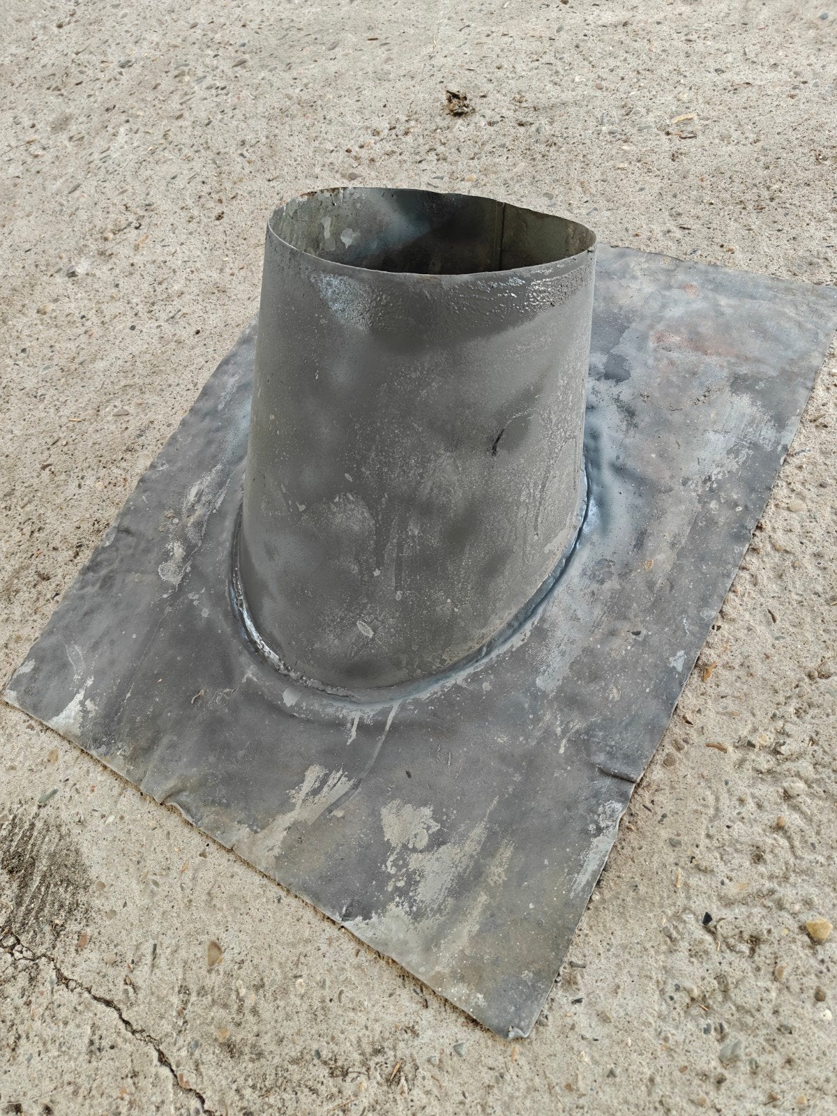 Loden dakdoorvoer voor ventilatie of doorvoer kachelpijp, Ophalen, Gebruikt, Overige typen, Minder dan 5 m²