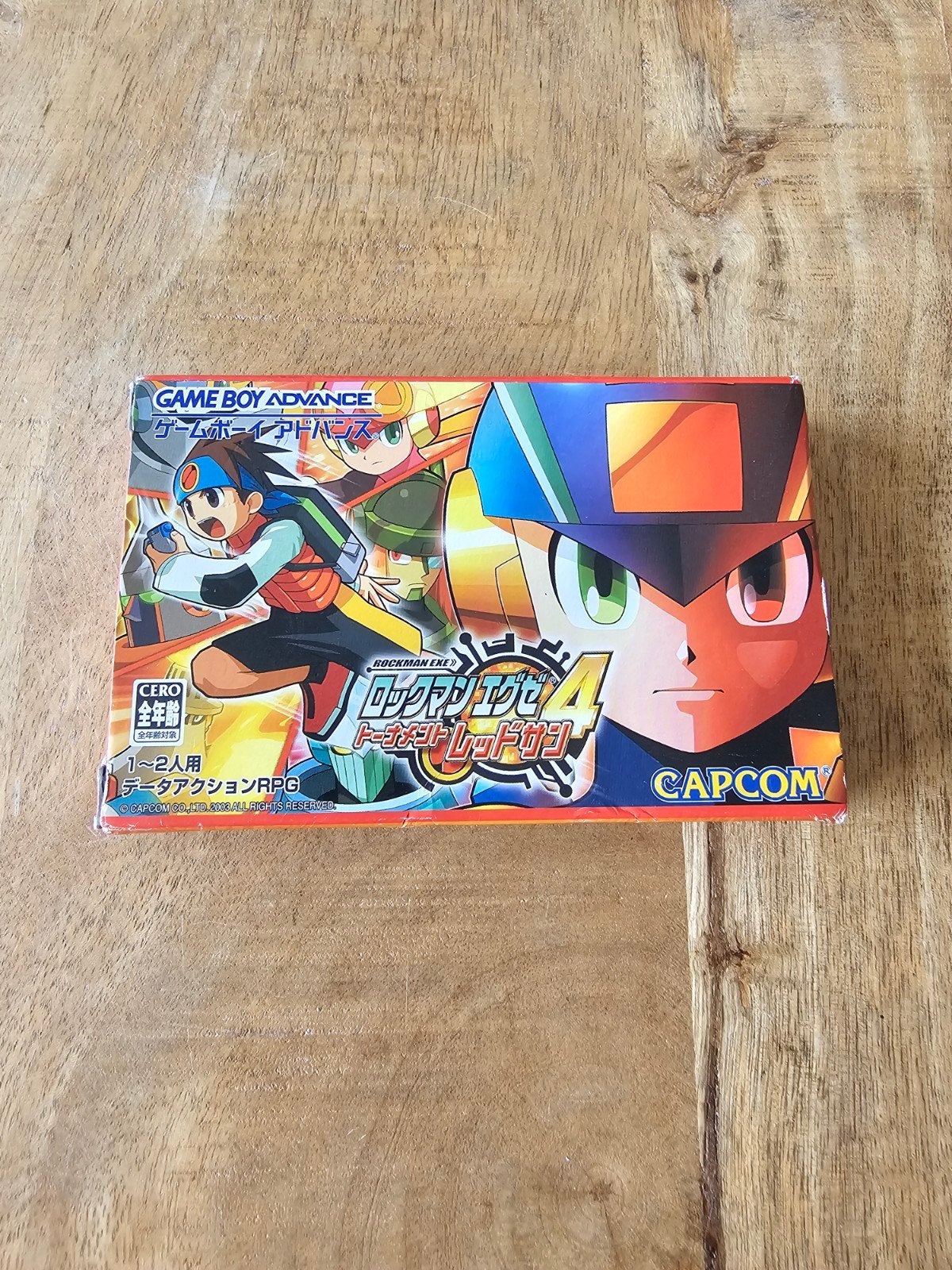 Mega Man Battle Network 4 Red Sun GBA (Japans), 2 spelers, Ophalen of Verzenden, Zo goed als nieuw, Role Playing Game (Rpg)