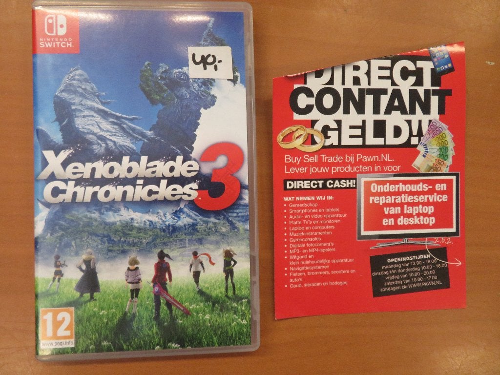 Nintendo Switch Xenoblade Chronicles 3 | Pawn Eindhoven, Ophalen, Gebruikt, 1 speler, Role Playing Game (Rpg)