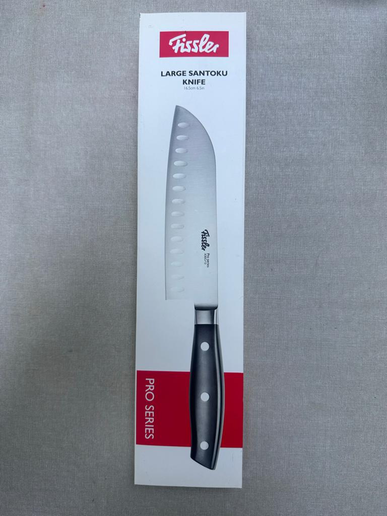 Fissler Santoku mes 16.5cm - Nieuw in doos, Ophalen of Verzenden, Zo goed als nieuw