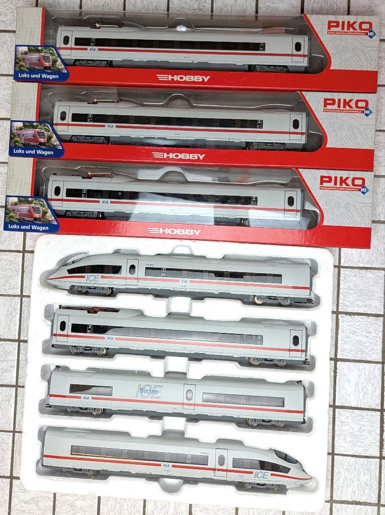 Piko ICE 3 NS 7-delig H0 DC, Ophalen, Gebruikt, Analoog, Piko