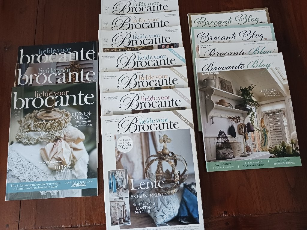 14-tal Brocante Magazines, Boeken, Ophalen, Zo goed als nieuw