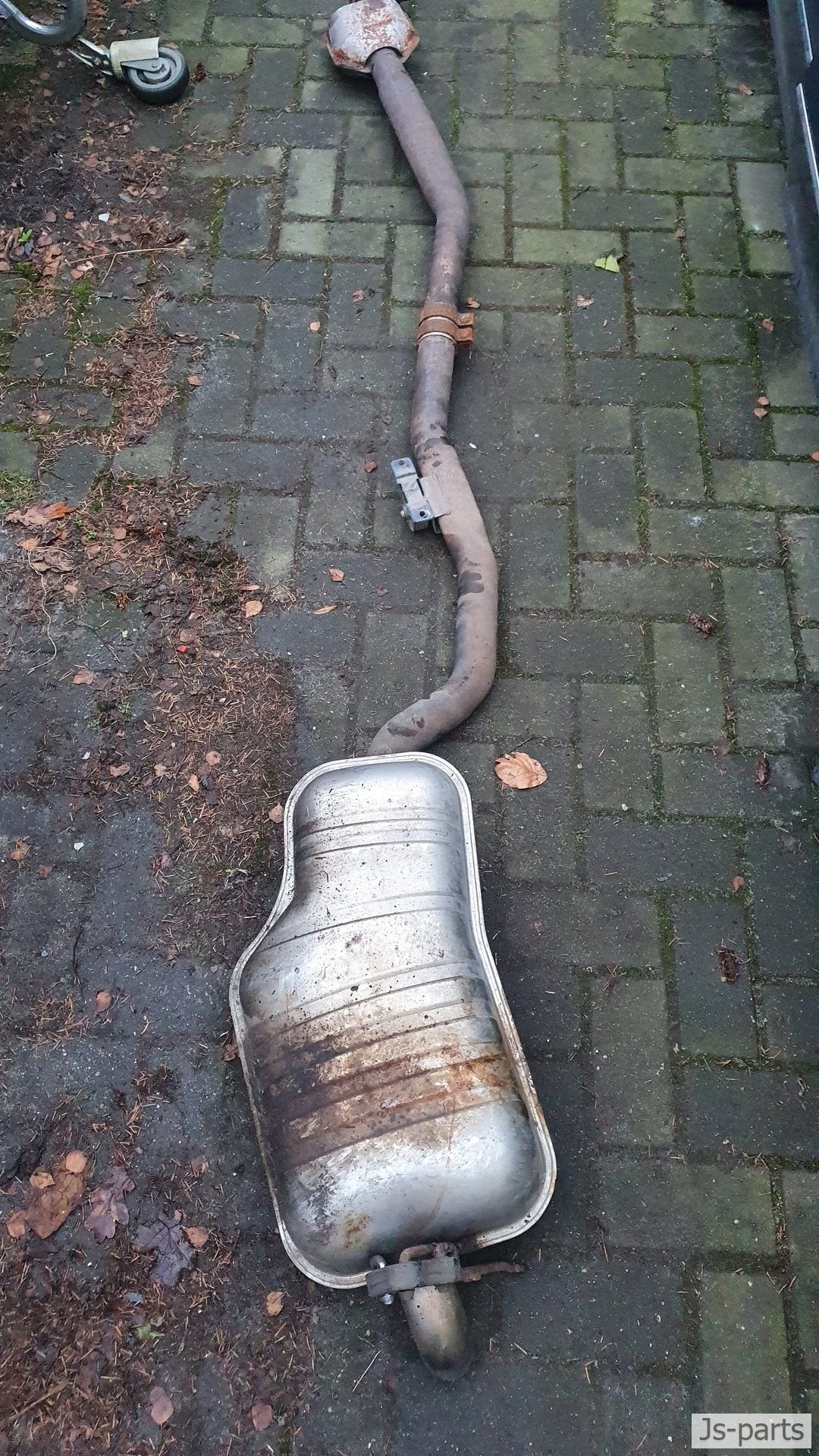 Uitlaat einddemper met katalysator BMW 3-serie E46 318d/320d, Gebruikt, -, -, Ophalen of Verzenden