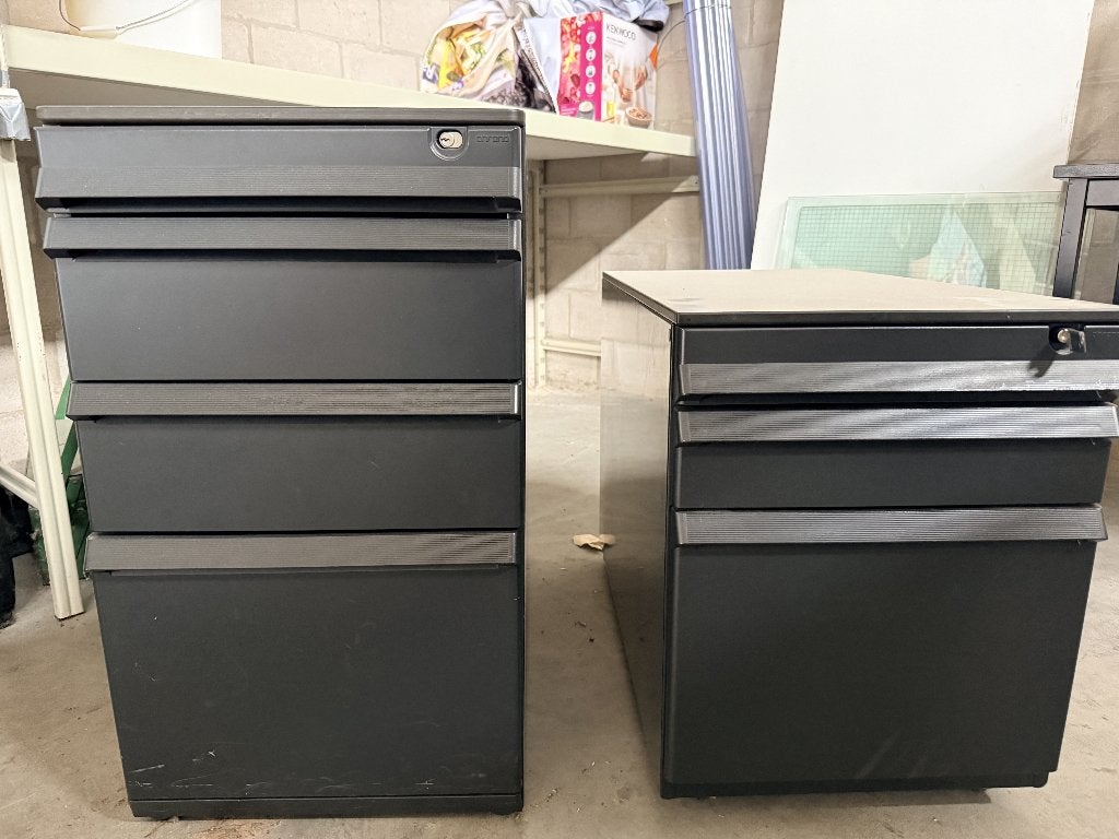 Ahrend ladeblokken, Huis en Inrichting, Kasten | Ladekasten, Ophalen, Minder dan 50 cm, Gebruikt, 3 of 4 laden