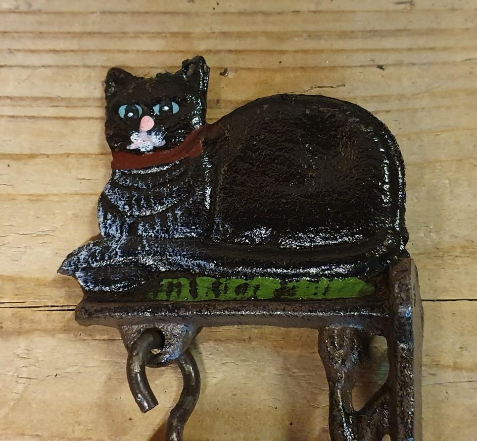 DEURBEL / POES / GIETIJZER / €9,95, Huis en tuin decoratie Marie, Nieuw, Info@huisentuindecoratiemarie.nl, Peize