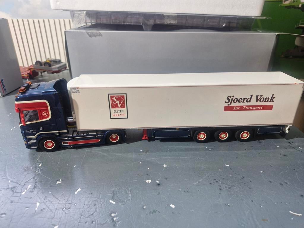 Scania 4x2 met koeltrailer wsi SJOERT VONK, Hobby en Vrije tijd, Ophalen of Verzenden, Zo goed als nieuw, Bus of Vrachtwagen, Wsi