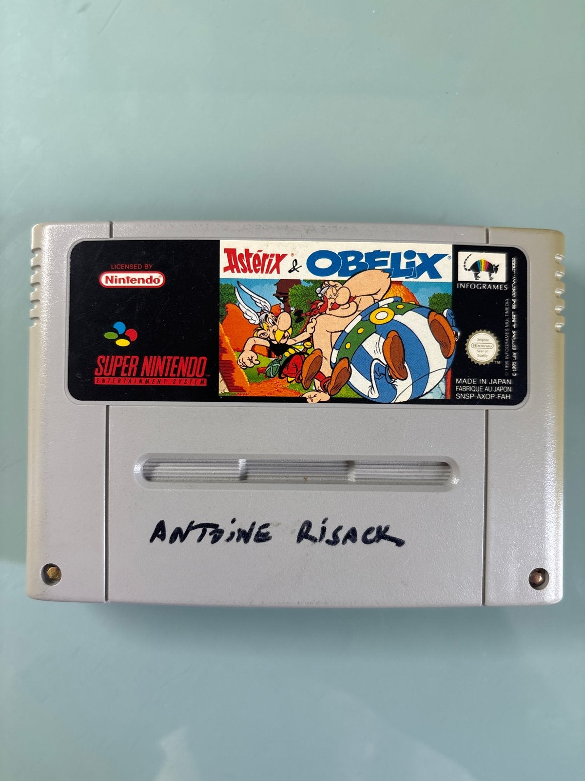 Asterix & Obelix Super Nintendo SNES Game Cartridge, Spelcomputers en Games, Ophalen of Verzenden, Gebruikt, Zonder controller