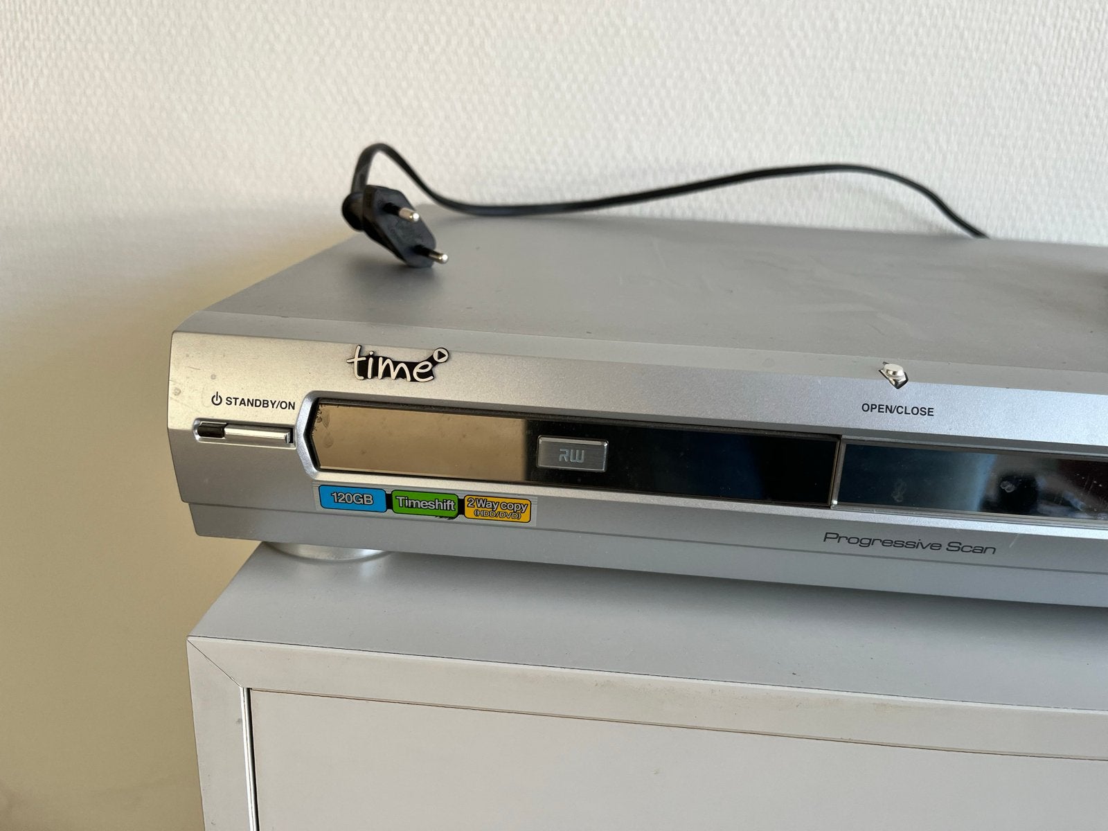 Time DVD HDD Recorder met boekje en afstandsbediening, Gebruikt, Met harddisk, Dvd-recorder, Ophalen