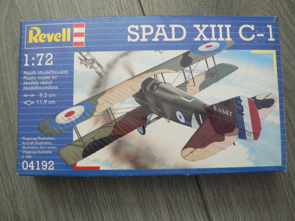 Revell Vliegtuig SPAD XIII C1, 1:72 tot 1:144, Revell, Nieuw, Ophalen of Verzenden
