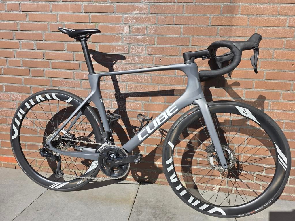 Cube agree c:62 racefiets carbon 60 cm ere omnia, Fietsen en Brommers, Fietsen | Racefietsen, Carbon, Zo goed als nieuw, 57 tot 61 cm