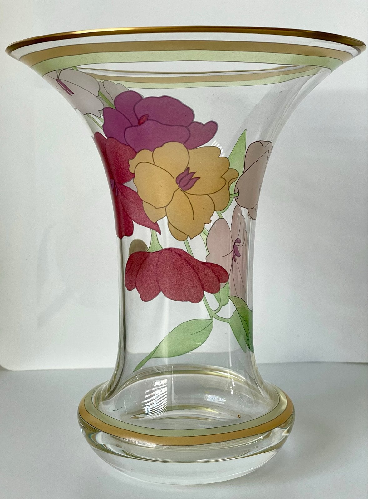 Hutschenreuther Leonard Kristalglas Vaas - 18 cm, Antiek en Kunst, Antiek | Vazen, Ophalen