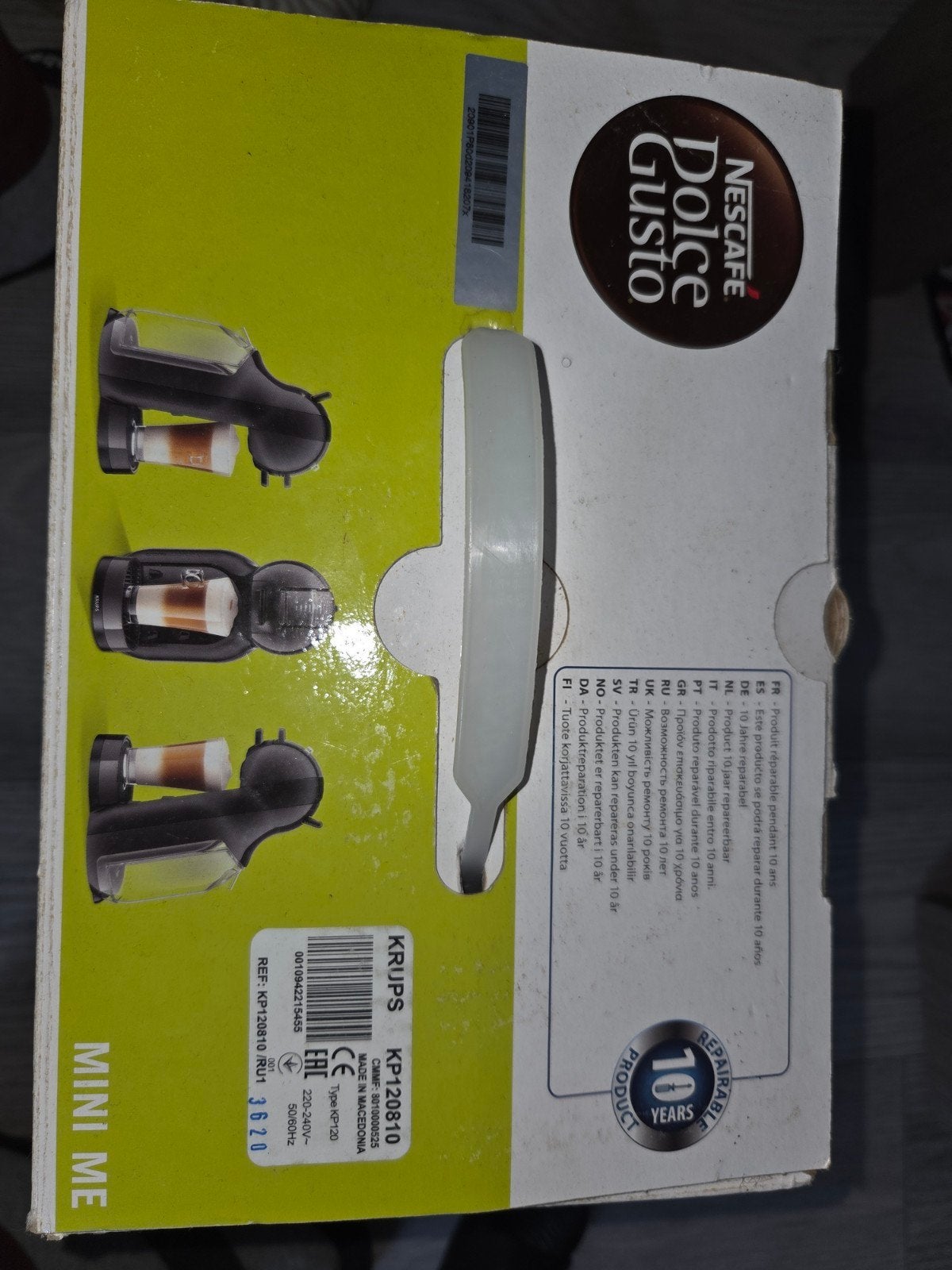 Krups Nescafé Dolce Gusto MiniMe zwart KP1208, Ophalen of Verzenden, Koffiemachine