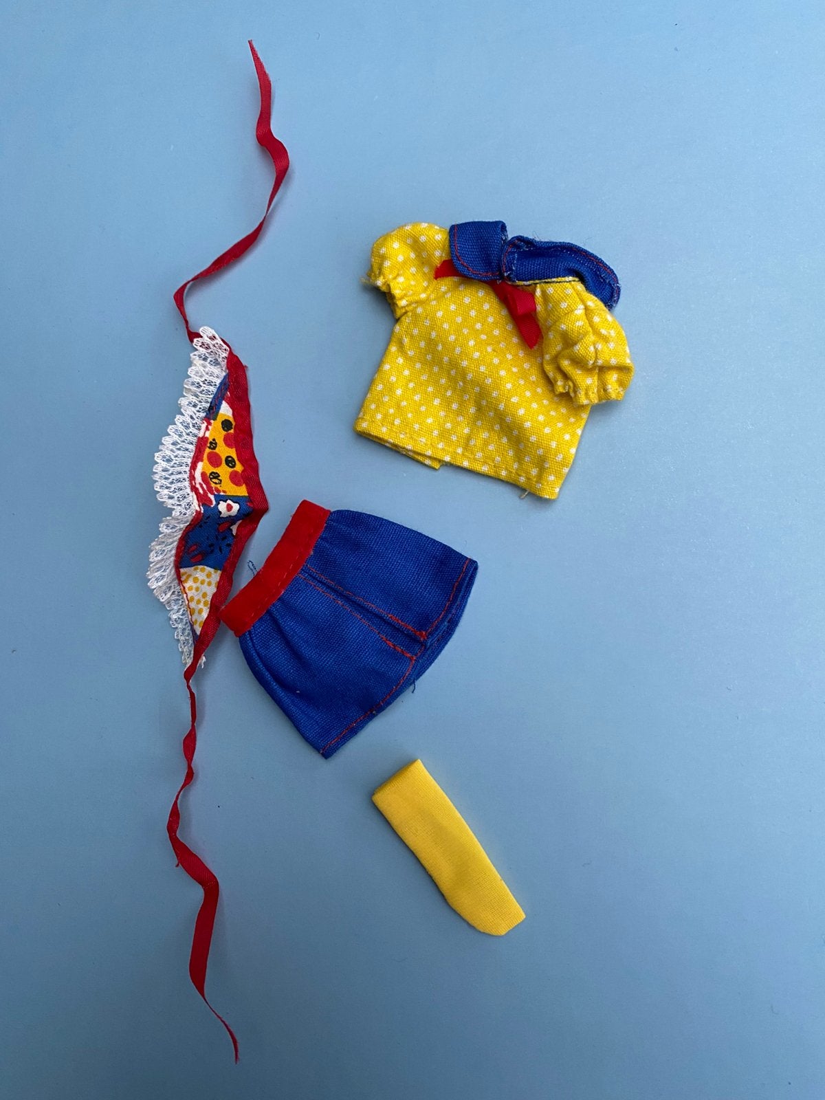 Vintage Barbie Tutti Chris outfit 70 s Mattel, Ophalen of Verzenden, Zo goed als nieuw, Kleertjes