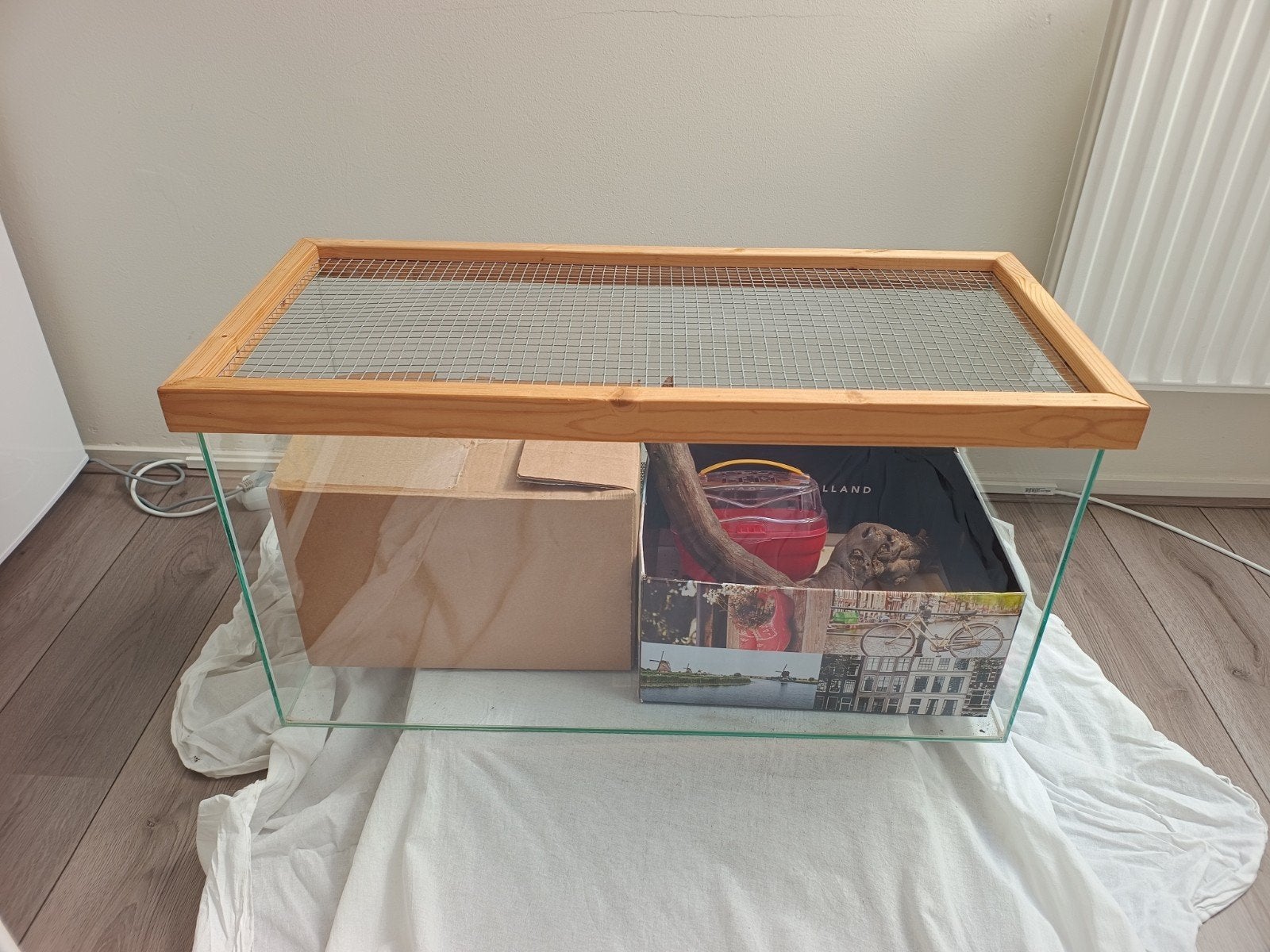 Russische hamster hok, Gebruikt, 75 tot 110 cm, Ophalen, Minder dan 60 cm