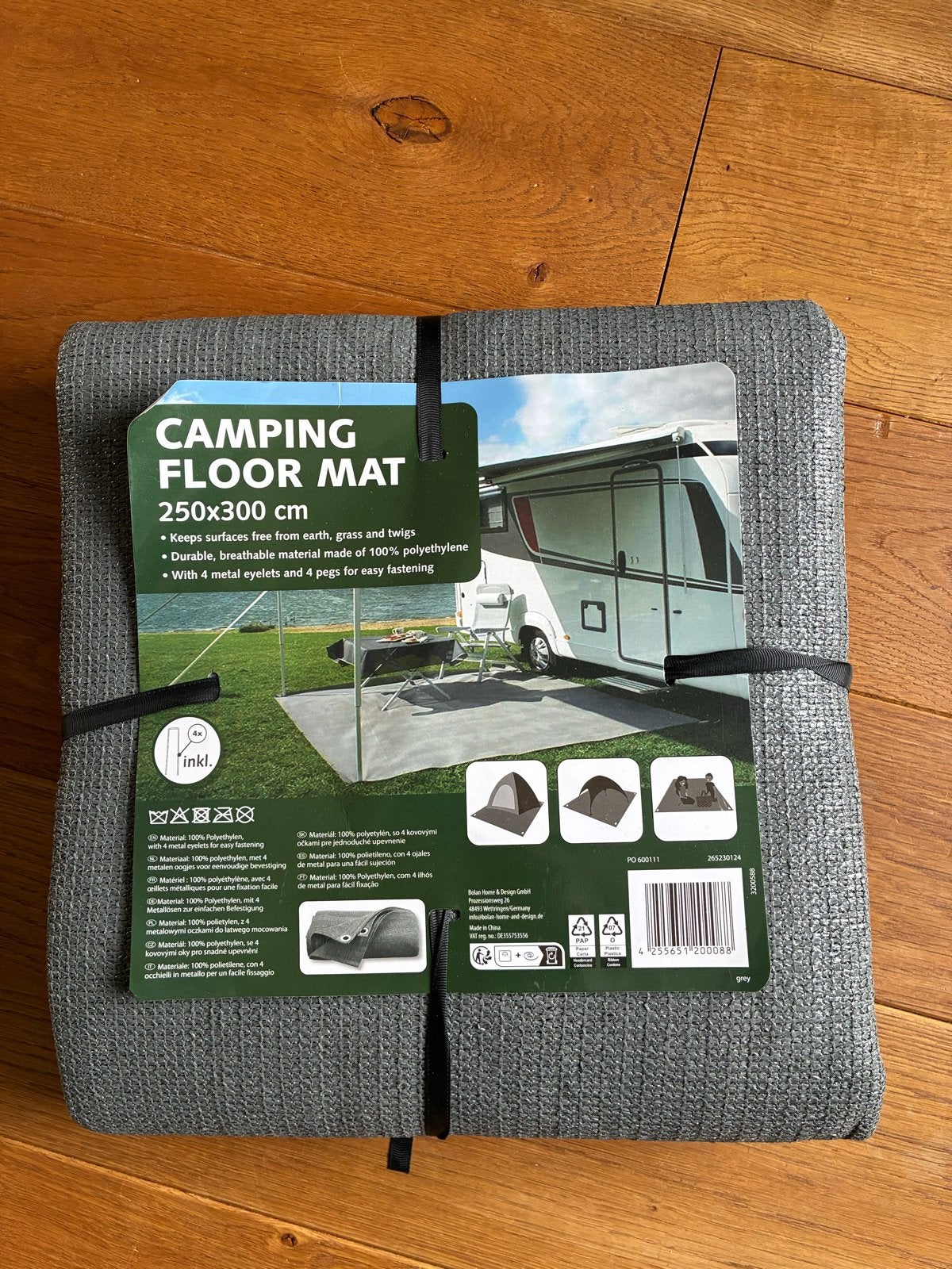 Camping Vloerkleed 250x300 cm - Nieuw, Caravans en Kamperen, Ophalen of Verzenden, Nieuw