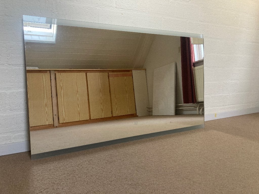 Verwarmde LED badkamerspiegel - Anti-condens spiegel, Huis en Inrichting, Ophalen of Verzenden, Zo goed als nieuw, 100 tot 125 cm