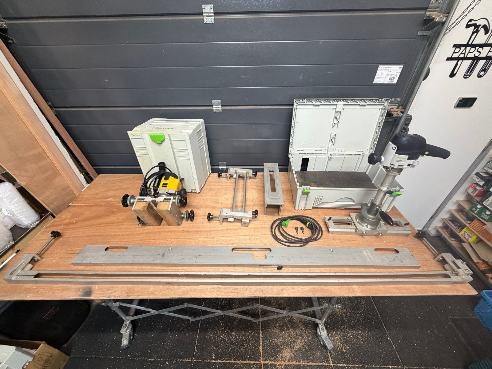 Festool OF 1010 EBQ Bovenfrees met DeWalt D26204K, Ophalen of Verzenden, Zo goed als nieuw, Elektrisch, Bovenfrees