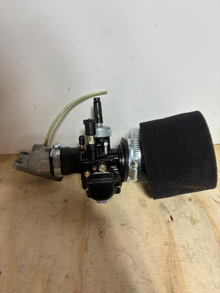 Hele 70cc setup peugeot verticaal, Fietsen en Brommers, Brommeronderdelen | Scooters, Ophalen of Verzenden, Nieuw, Uitlaat, Peugeot