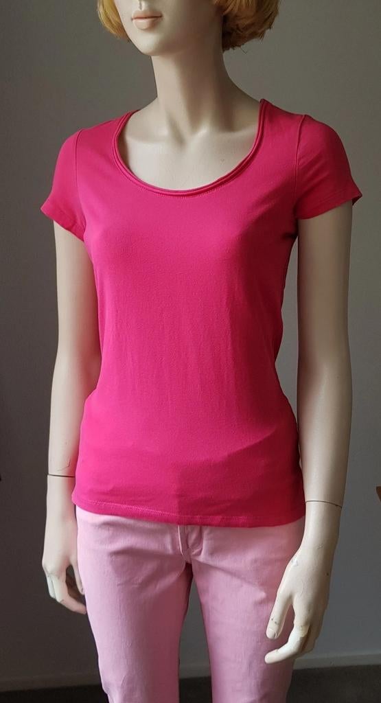 Esprit Essentials Roze T-shirt Maat S, Ophalen of Verzenden, Zo goed als nieuw, Korte mouw, Roze