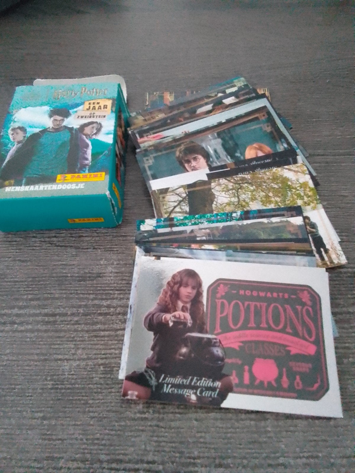 Harry Potter Panini Wenskaartendoosje & Kaarten, Verzamelen, Ophalen, Gebruikt, Boek of Poster