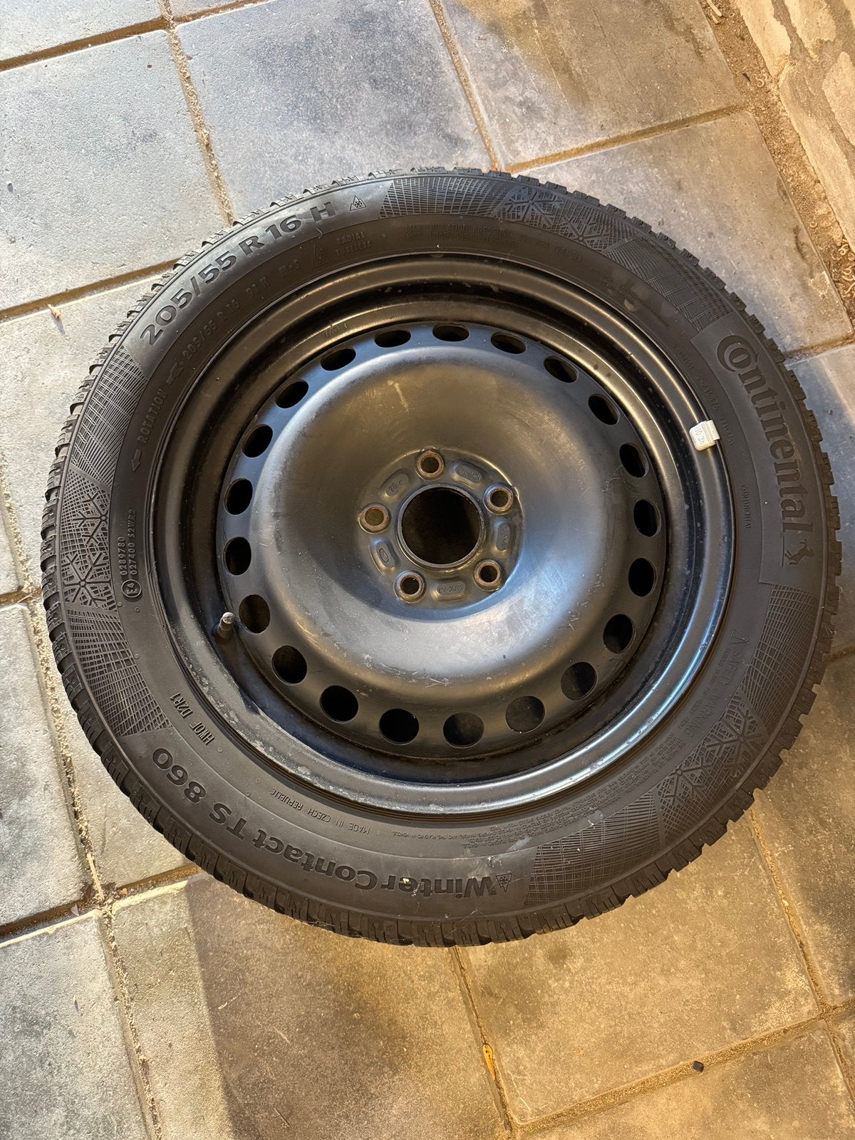 Ford reservewiel 5x108 inclusief band 205-55R16 H, Auto diversen, Ophalen, Gebruikt