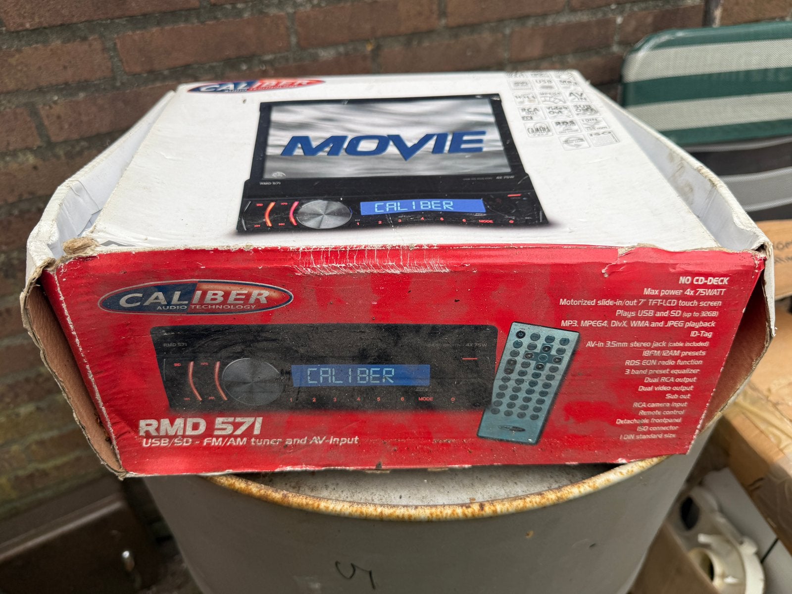 Caliber RMD 571 auto radio, Auto diversen, Ophalen of Verzenden, Gebruikt