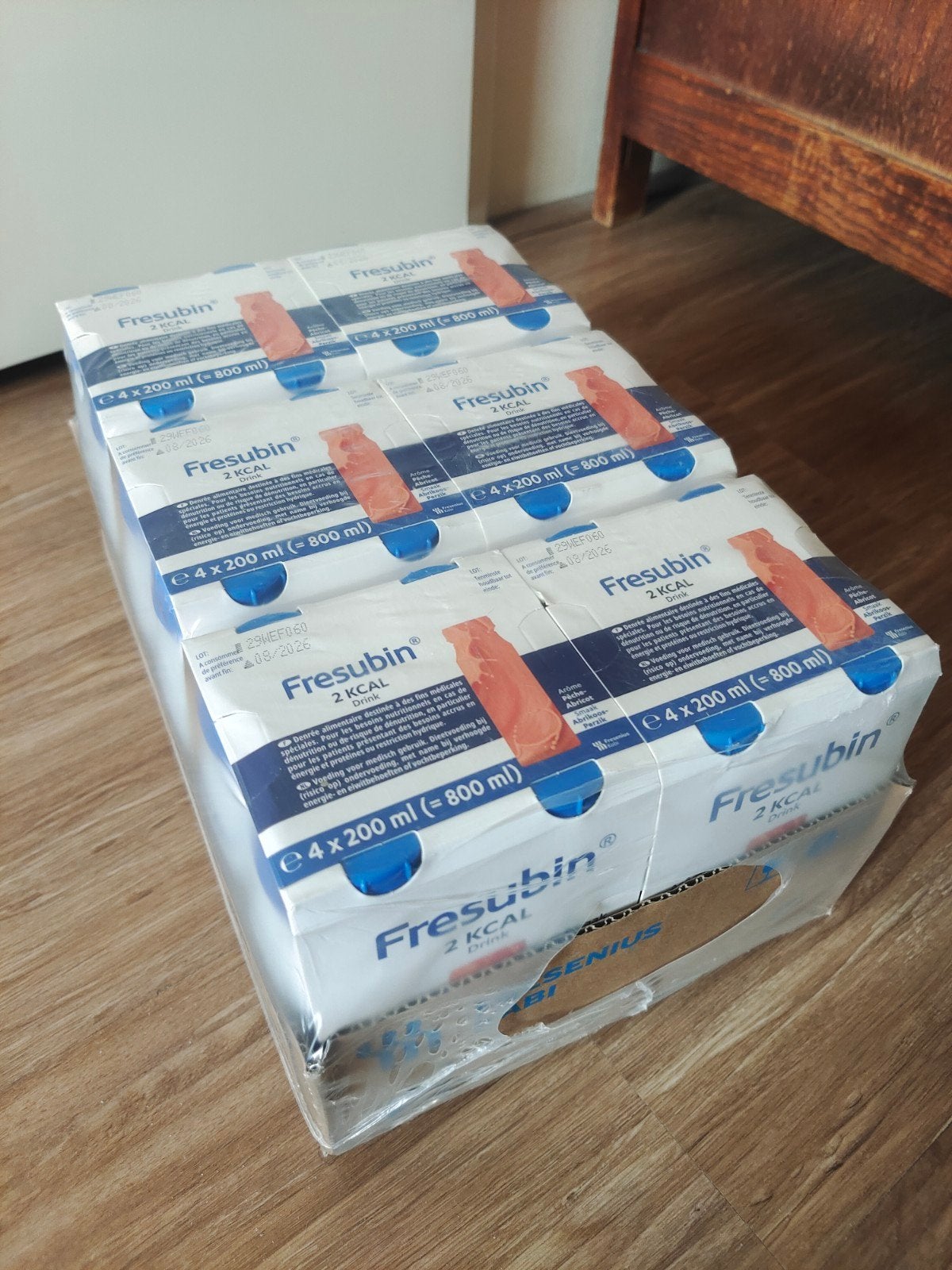 Drank voeding Fresubin Abrikoos/Perzik. 2 x 24 flesjes, Ophalen