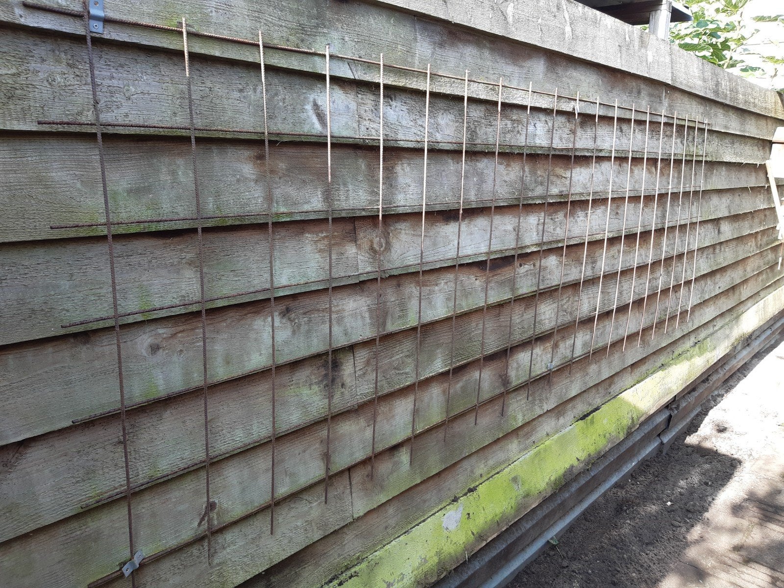 2x Bouwstaalmat 15x15x0,6 - Diverse Afmetingen, Ophalen, Gebruikt, Minder dan 10 meter, Gaas