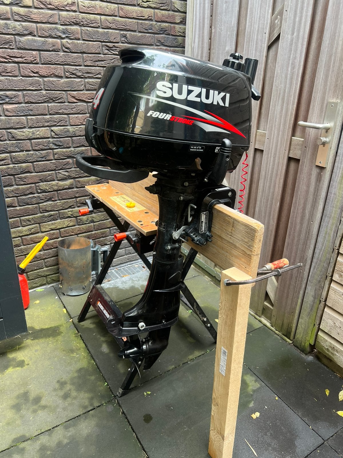 4PK Suzuki buitenboordmotor, Watersport en Boten, Ophalen, Gebruikt, Minder dan 5 pk, Viertaktmotor
